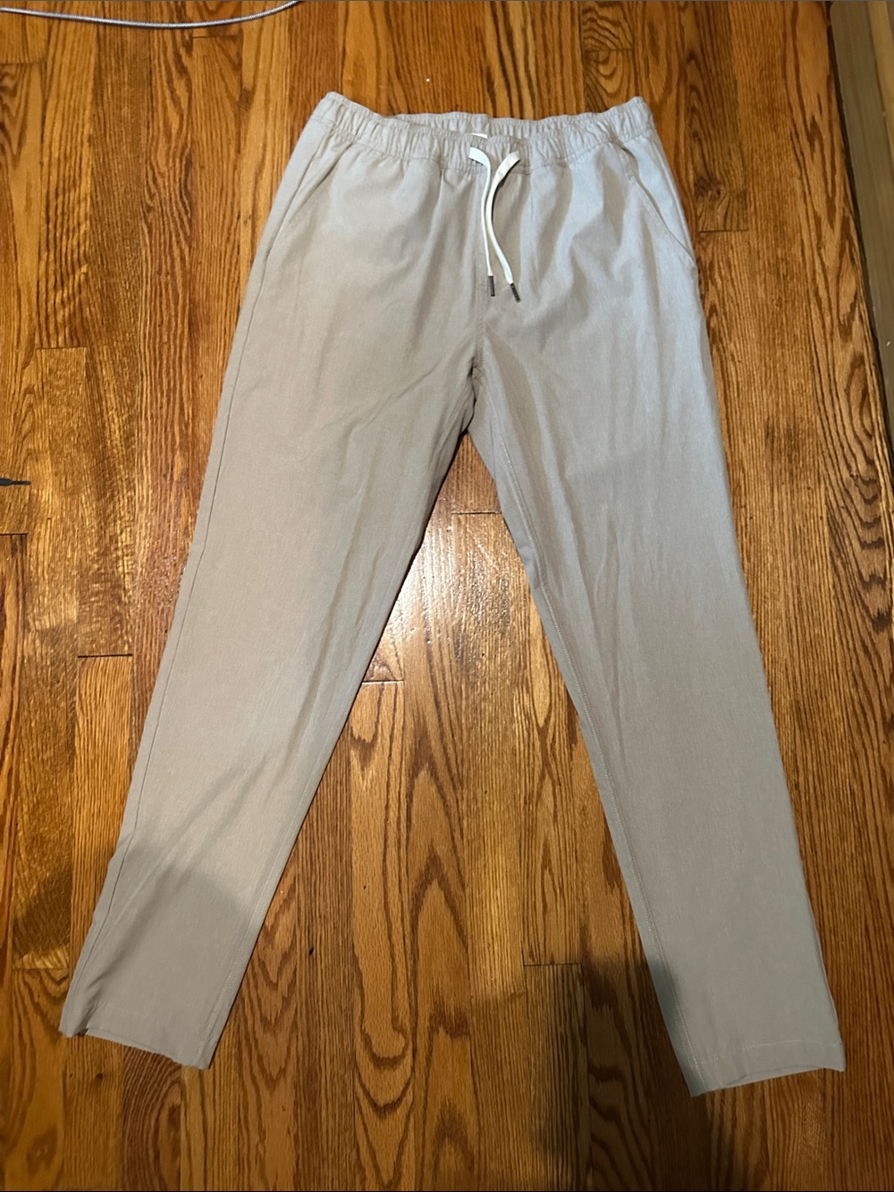 Fair Harbor Men's Light Taupe Drawstring Joggers